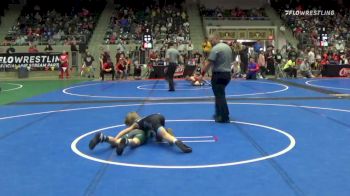 76 lbs Quarterfinal - Hagen Remus, Bartlesville Wrestling Club vs William Padilla, Catoosa Youth Wrestling