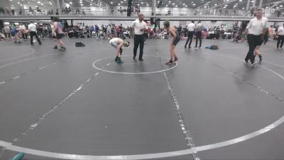 96 lbs Round 5 (10 Team) - Damien Hernandez, Kraken Black vs Cale Dauber, Ohio Gold