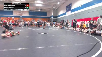 50 lbs Cons. Round 2 - Mason Kirwan, Carolina Reapers vs Myles Dynski, Summerville Take Down