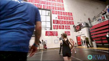 66 lbs Quarterfinal - Ridge Nichols, Rough Riders vs Coralynn Hensley, Little Axe Takedown Club