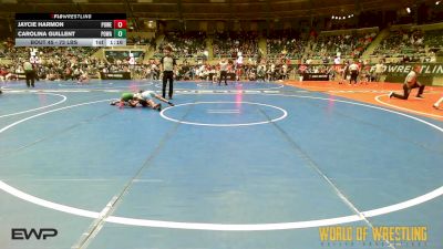 72 lbs Round Of 16 - Jaycie Harmon, Powerhouse Comanche OK vs Carolina Guillent, Poway Elite