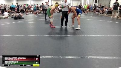 138 lbs Round 4 (6 Team) - Riley Carlucci, New England Gold vs David Purtee, Lake Erie WC