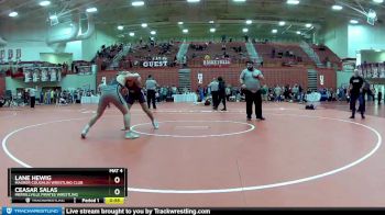 195 lbs 1st Place Match - Ceasar Salas, Merrillville Pirates Wrestling vs Lane Hewig, Maurer Coughlin Wrestling Club