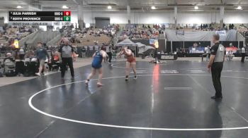 Girls 235 lbs Quarterfinal - Julia Parrish, Knoxville Halls High School Girls vs Edith Provence, Soddy Daisy High School Girls