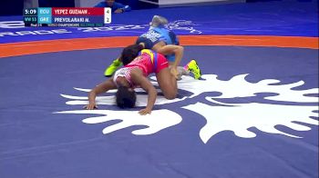 53 kg Final 3-5 - Lucia Yamileth Yepez Guzman, Ecuador vs Maria Prevolaraki, Greece