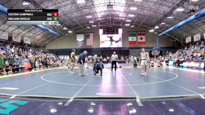 190 lbs Finals (2 Team) - Colton Campbell, Hickory Ridge High School vs William Ditillo, Cardinal Gibbons High School