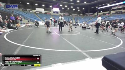 72 lbs Round 5 (10 Team) - Isaias Galindo, Prodigy NDT vs Rhett Crowther, Kansas Warriors 2