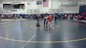 157 lbs Champ. Round 1 - Hector Sandoval, Woodburn vs Tristan Waage, Oregon City