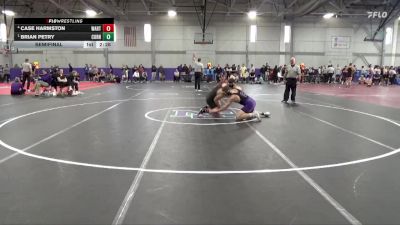 165 lbs Semifinal - Brian Petry, Cornell College vs Case Harmston, Wartburg