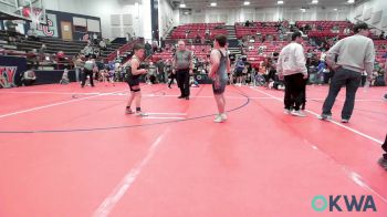 Semifinal - Axton Hughes, Arkansas City Takedown Club vs Elan Garrison, Coweta Tiger Wrestling