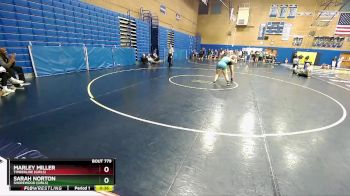 145lbs Cons. Round 1 - Marley Miller, Timberline (Girls) vs Sarah Norton, Shorewood (Girls)