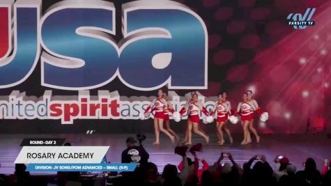 Rosary Academy - JV Song/Pom Advanced -- Small (5-9) [2023 JV Song/Pom Advanced -- Small (5-9) Day 2] 2023 USA Spirit & Junior Nationals/Collegiate Championships