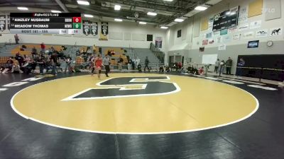 155 lbs Cons. Round 2 - Kinzley Nusbaum, Burns/Pine Bluffs vs Meadow Thomas, Newcastle