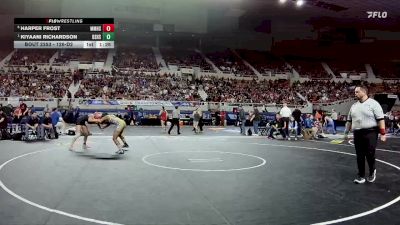 126-D2 Semifinal - Kiyaani Richardson, Desert Sunrise High School vs Harper Frost, Mica Mountain High School