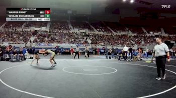 126-D2 Semifinal - Kiyaani Richardson, Desert Sunrise High School vs Harper Frost, Mica Mountain High School
