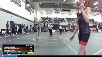 71 lbs Cons. Round 2 - Samuel Rioux, Contenders Wrestling Academy vs Mason Lewis, Indian Creek Wrestling Club