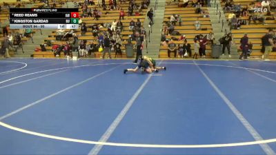 90 lbs Cons. Semi - Reed Reams, Immortal Athletics WC vs Kingston Gardas, Mounds View