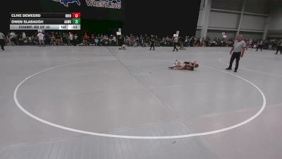 67 lbs Champ. Rd Of 32 - Clive DeWeerd, Ohio vs Owen Slabaugh, Alber Athletics Wrestling Club