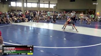 113 lbs 4th Wrestleback (32 Team) - Hayden Trimm, Guerrilla Red vs Myles Rando, Crusaders WC- Red