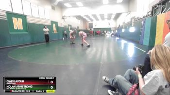 175 lbs Cons. Round 1 - Nolan Armstrong, Del Norte (San Diego) vs Owen Ayoub, Great Oak