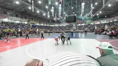 61 lbs Round Of 16 - Cavin Gabel, Eaton vs Cash Burns, Montrose Wrestling Club