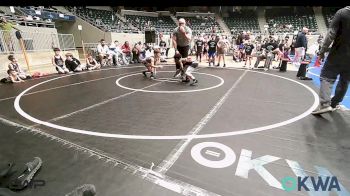 65 lbs Rr Rnd 2 - Lamario Ramsey, Oklahoma Strong-Blue 9U vs Gunnar Ratcliff, MOJO Mulisha 9U