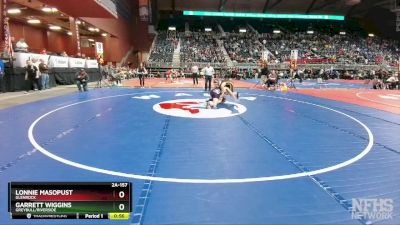 2A-157 lbs Cons. Round 1 - Garrett Wiggins, Greybull/Riverside vs Lonnie Masopust, Glenrock