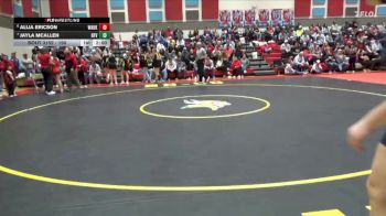 190 lbs Cons. Round 5 - Jayla McAllen, North Fayette Valley vs Allia Ericson, Waukon