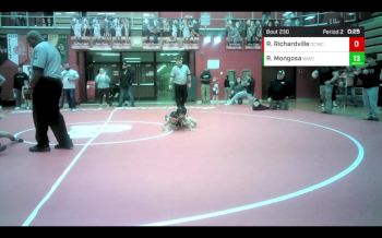 8U - 58-63 5th Place Match - Caeden Thompson vs Juliana Koon, Warrior Wrestling Club