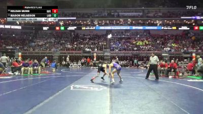 1A-126 lbs Champ. Round 1 - Mason Helgeson, Lake Mills vs Keldan Munn, Nashua-Plainfield