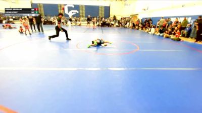 49 lbs Quarterfinal - Ezekiel Anguiano, SoCal Hammers Wrestling vs Logan Lopez, Legacy Wrestling Center