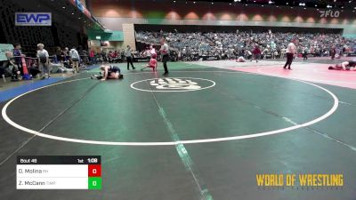 145 lbs Round Of 64 - Dimetry Molina, Rough House vs Zack McCann, Timpanogos Wrestling