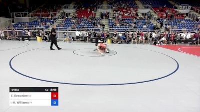 120 lbs Rnd Of 128 - Ethan Brownlee, NC vs Kaedyn Williams, PA