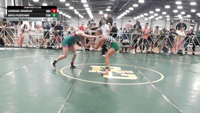 138 lbs Rr Rnd 1 - Adriana DeGroat, MetroWest United Pink - HSG vs Hayli Fletcher, Team RJN Green - HSG