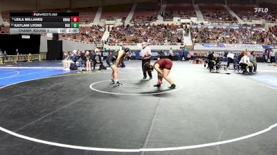 165-D1 Champ. Round 1 - Leila Millanes, Red Mountain High School vs Kaylani Lyons, Basha High School