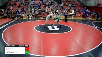 133 lbs 3rd Place Match - Griffin Tinsman, Marion Center Area Hs vs Josh Horn, Indian Land