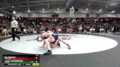 165 lbs Semifinal - David Hunsberger, Lander vs Bo Perkins, Newberry