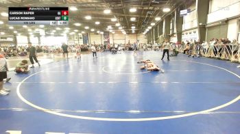 105 lbs Rr Rnd 3 - Carson Raper, Ohio Gold vs Lucas Romano, Gentile Trained