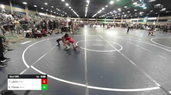 116 lbs Consi Of 32 #1 - Teagan Lewis, Grindhouse WC vs Edwin Jr. Flores, SoCal Grappling Club