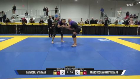 Francisco Ramon Estrella Jr vs Davaadorj Myagmar 2026 Pan IBJJF Jiu-Jitsu No-Gi Championship