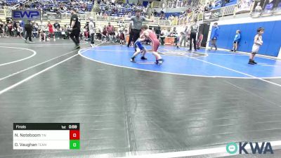 60 lbs Final - Noah Noteboom, Tuttle Wrestling vs Dean Vaughan, Team Guthrie Wrestling