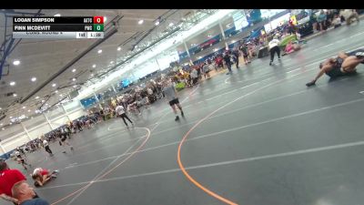 185 lbs Cons. Round 4 - Finn McDevitt, Unattached vs Logan Simpson, Unattached