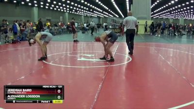 125 lbs Champ. Round 2 - Alexander Logsdon, Averett vs Jeremiah Baird, Cumberlands (Ky.)