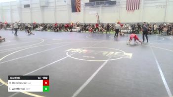 64 lbs Quarterfinal - Hadley Henderson, Stars And Stripes vs Emma Westbrook, Bayfield Wrestling