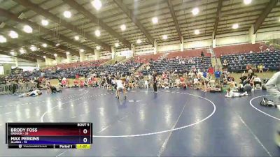 130 lbs Round 2 (6 Team) - Brody Foss, Oregon vs Max Perkins, Alaska