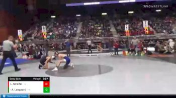 4A-120 lbs Cons. Semi - Ashton Leegaard, Thunder Basin High School vs Lance Streifel, Thunder Basin High School