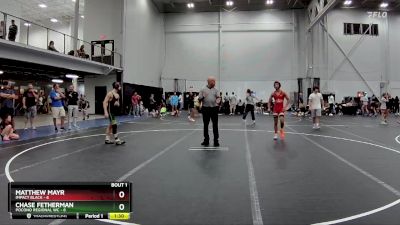 120 lbs Semis (4 Team) - Chase Fetherman, Pocono Regional WC vs Matthew Mayr, Impact Black