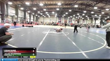 76 lbs Rd# 2 10:30am Friday - Julian McCrimmon, Minion Green vs Logan Raske, NCWAY National Team