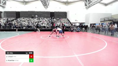 122-H lbs Consi Of 32 #1 - Jahari Lloyd, Freeport vs Jack Koehler, Shore Thing WC