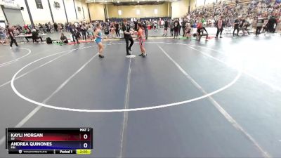 127 lbs Round 1 - Kayli Morgan, SD vs Andrea Quinones, MN